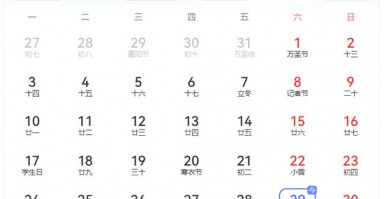 2025年11月的計薪天數(shù)是多少？